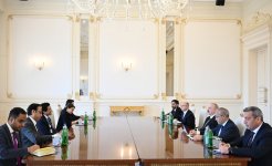 Президент Ильхам Алиев принял министра нефти Пакистана (ФОТО/ВИДЕО)