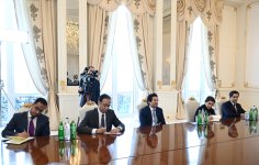 Президент Ильхам Алиев принял министра нефти Пакистана (ФОТО/ВИДЕО)