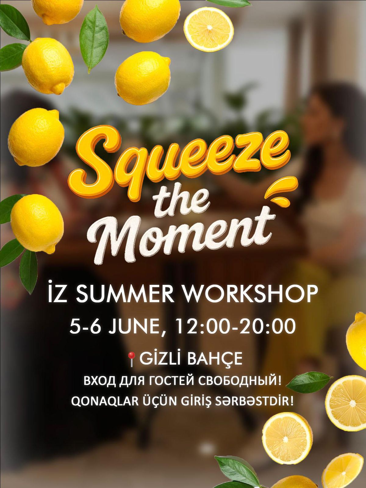 İZ Community проведет в Баку 10-ю юбилейную ярмарку-воркшоп Squeeze the Moment