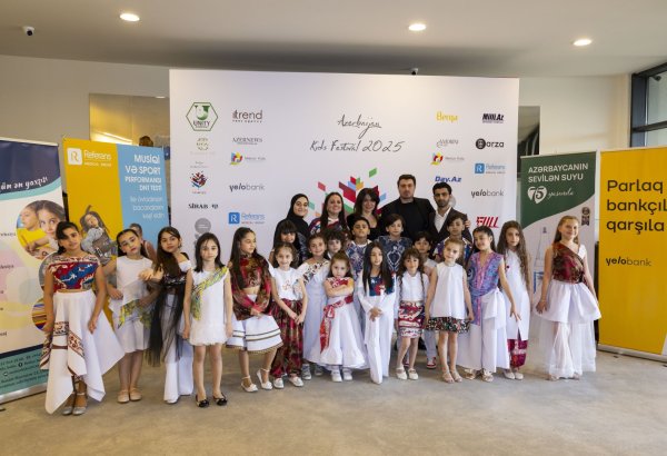 В Баку представлен социальный проект в сфере детской моды - Azerbaijan Kids Festival (ФОТО)