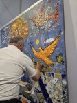 В Лачине открылась международная художественная выставка "Цвета единства" (ФОТО)