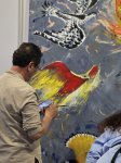 В Лачине открылась международная художественная выставка "Цвета единства" (ФОТО)