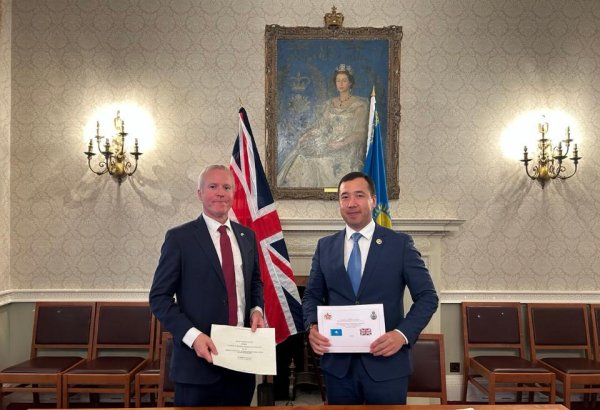 Kazakhstan, UK forge stronger defense links through fresh military pact
