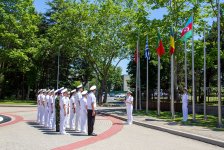В Центре совершенствования морской безопасности НАТО поднят флаг Азербайджана  (ФОТО)