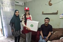 По инициативе вице-президента Фонда Гейдара Алиева Лейлы Алиевой очередная продовольственная помощь распределена между семьями (ФОТО)