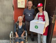 По инициативе вице-президента Фонда Гейдара Алиева Лейлы Алиевой очередная продовольственная помощь распределена между семьями (ФОТО)