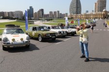 Azerbaijani stage of Peking to Paris Motor Challenge starts at Heydar Aliyev Center (PHOTO)
