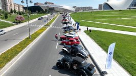 Azerbaijani stage of Peking to Paris Motor Challenge starts at Heydar Aliyev Center (PHOTO)