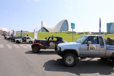 Azerbaijani stage of Peking to Paris Motor Challenge starts at Heydar Aliyev Center (PHOTO)