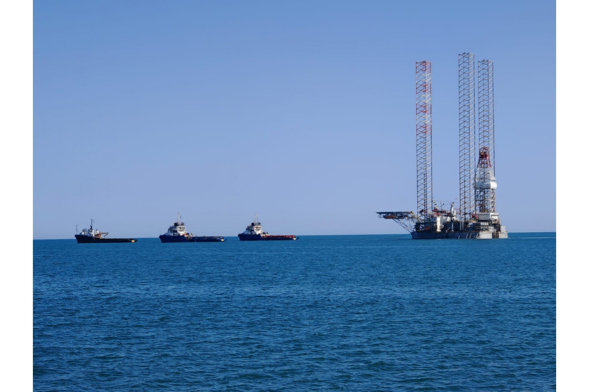 Буровая установка Neptun успешно доставлена в Азербайджан
