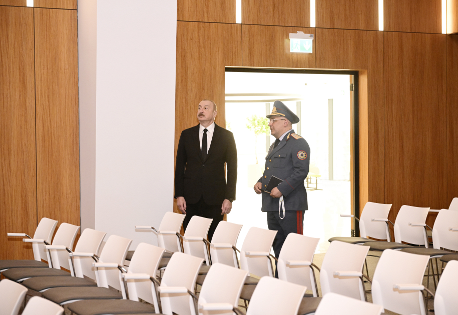 Президент Ильхам Алиев принял участие в открытии нового административного здания Государственного таможенного комитета (ФОТО/ВИДЕО)