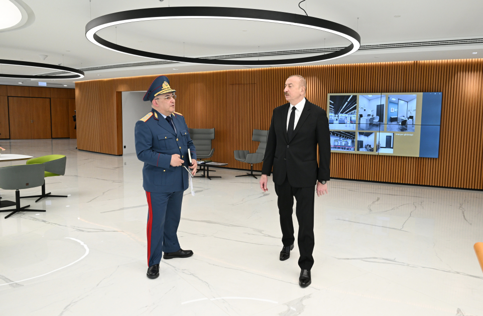 Президент Ильхам Алиев принял участие в открытии нового административного здания Государственного таможенного комитета (ФОТО/ВИДЕО)