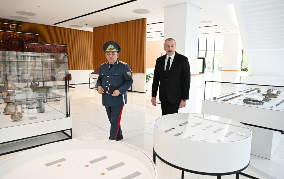 Президент Ильхам Алиев принял участие в открытии нового административного здания Государственного таможенного комитета (ФОТО/ВИДЕО)