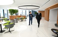 Президент Ильхам Алиев принял участие в открытии нового административного здания Государственного таможенного комитета (ФОТО/ВИДЕО)