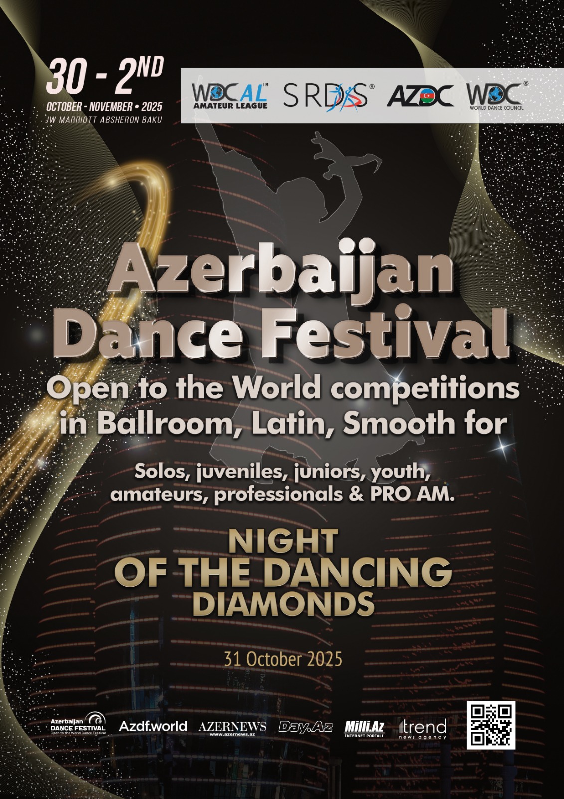 В Баку будут разыграны 16 мировых титулов - Azerbaijan Dance Festival 2025