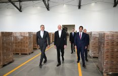 Президент Ильхам Алиев принял участие в открытии в Баку завода по производству различных видов и сортов закусок (ФОТО/ВИДЕО)