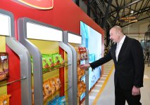 Президент Ильхам Алиев принял участие в открытии в Баку завода по производству различных видов и сортов закусок (ФОТО/ВИДЕО)