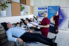 Банк Республика провел акцию по сдаче крови посвященную «Всемирному дню донора крови» (ФОТО)