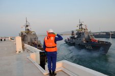 Корабли ВМС Азербайджана отбыли для участия в совместных тактических учениях «Хазри-2025» (ФОТО)