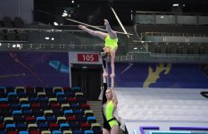 В Баку стартовал Кубок мира по акробатической гимнастике (ФОТО)