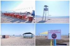 Все созданные в Баку общественные пляжи полностью готовы к сезону, который откроется 15 июня (ФОТО)