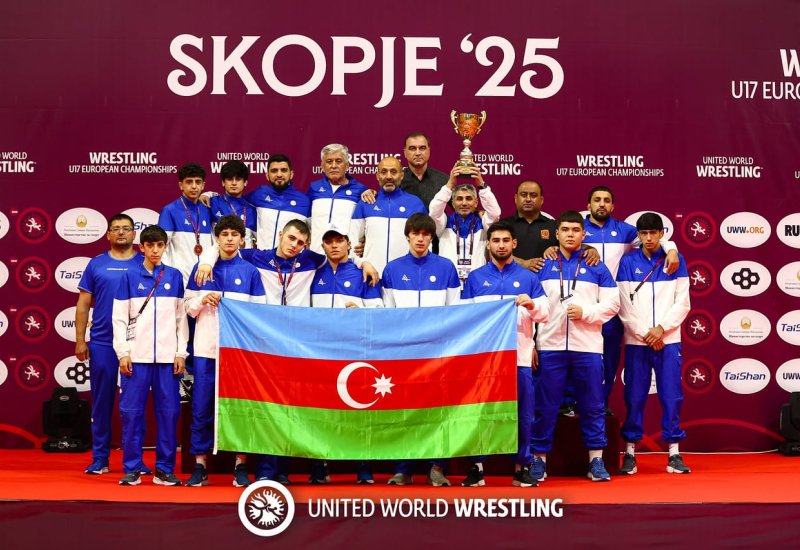 Cборная Азербайджана по вольной борьбе стала чемпионом Европы