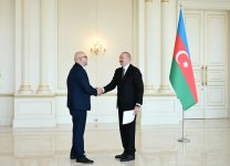 Президент Ильхам Алиев принял верительные грамоты новоназначенного посла Палестины в Азербайджане (ФОТО)