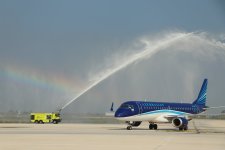 AZAL выполнил первый рейс в турецкий Международный аэропорт Чукурова (ФОТО)
