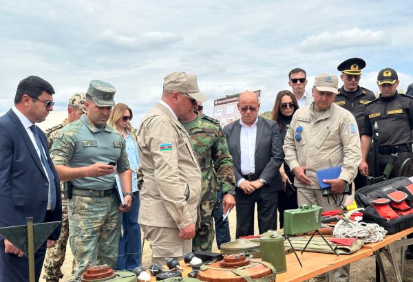 В Ханкенди прошло заседание Рабочей группы по вопросам очистки от мин и неразорвавшихся боеприпасов(ФОТО)