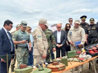 В Ханкенди прошло заседание  Рабочей группы по разминированию и обезвреживанию неразорвавшихся боеприпасов (ФОТО)