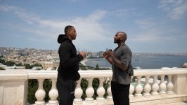 Бойцы UFC Джамал Хилл и Халил Раунтри встретились лицом к лицу в Нагорном парке Баку (ФОТО)