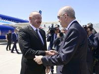 Президент Ильхам Алиев прибыл с рабочим визитом в Турцию (ФОТО)
