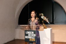 Вице-президент Фонда Гейдара Алиева Лейла Алиева приняла участие в выставке MAMA «Мать-природа» на Лондонской биеннале дизайна (ФОТО)