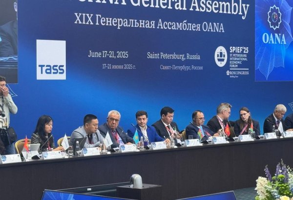 Trend news agency taking part in XIX OANA General Assembly in Saint Petersburg (PHOTO)