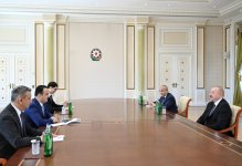 Президент Ильхам Алиев принял министра инвестиций, промышленности и торговли Узбекистана (ФОТО/ВИДЕО)