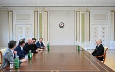 Президент Ильхам Алиев принял президента UFC (ФОТО/ВИДЕО)