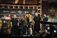 В Баку состоялась торжественная церемония взвешивания бойцов UFC Fight Night c участием тысячи болельщиков (ФОТО)