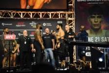 В Баку состоялась торжественная церемония взвешивания бойцов UFC Fight Night c участием тысячи болельщиков (ФОТО)