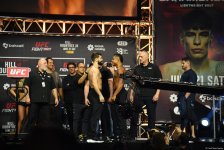 В Баку состоялась торжественная церемония взвешивания бойцов UFC Fight Night c участием тысячи болельщиков (ФОТО)