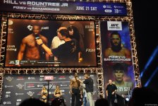 В Баку состоялась торжественная церемония взвешивания бойцов UFC Fight Night c участием тысячи болельщиков (ФОТО)