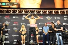 В Баку состоялась торжественная церемония взвешивания бойцов UFC Fight Night c участием тысячи болельщиков (ФОТО)