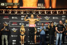 В Баку состоялась торжественная церемония взвешивания бойцов UFC Fight Night c участием тысячи болельщиков (ФОТО)