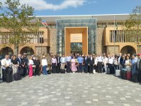 Представители дипкорпуса отправились с Агдамского железнодорожного вокзала в Баку (ФОТО)