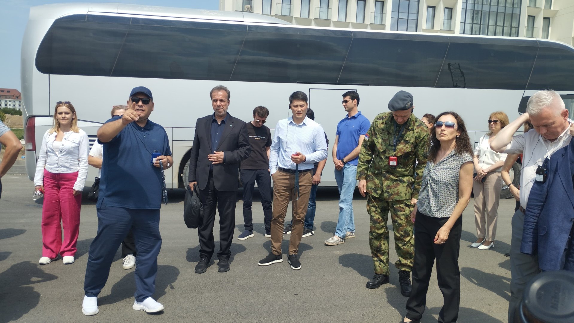 Представители дипкорпуса отправились с Агдамского железнодорожного вокзала в Баку (ФОТО)
