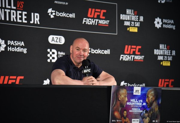 Президент UFC Дэйна Уайт высоко оценил проведение боев в Баку: Все в восторге! (ФОТО)