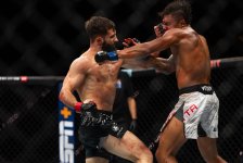 UFC Fight Night: Боец из Азербайджана Назим Садыхов стал  победителем основного карда в легком весе (ФОТО)