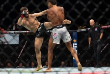 UFC Fight Night: Боец из Азербайджана Назим Садыхов стал  победителем основного карда в легком весе (ФОТО)
