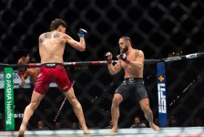 UFC Fight Night: Боец из Азербайджана Рафаэль Физиев стал победителем основного карда в легком весе (ФОТО)