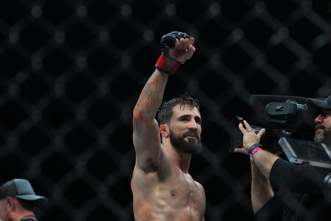 UFC Fight Night: Боец из Азербайджана Назим Садыхов стал  победителем основного карда в легком весе (ФОТО)