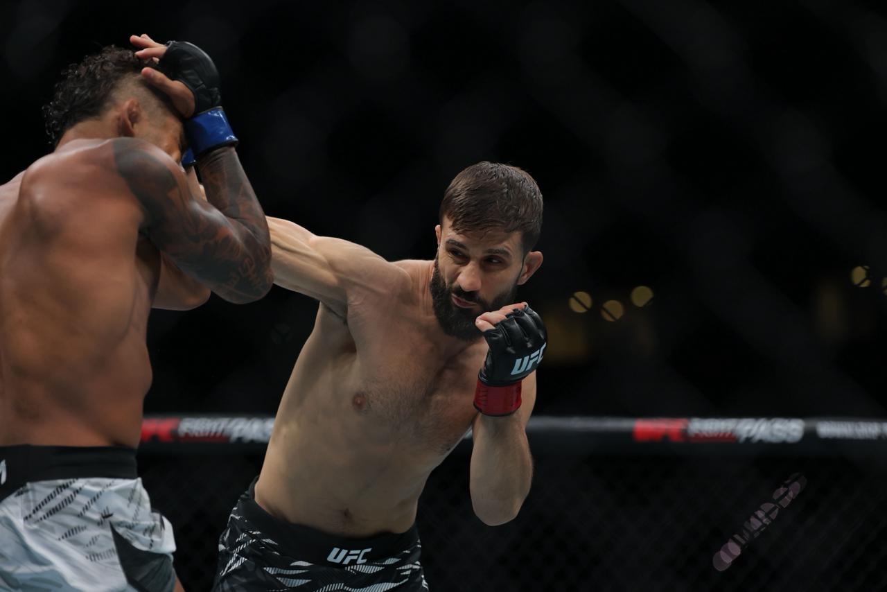 UFC Fight Night: Боец из Азербайджана Назим Садыхов стал  победителем основного карда в легком весе (ФОТО)